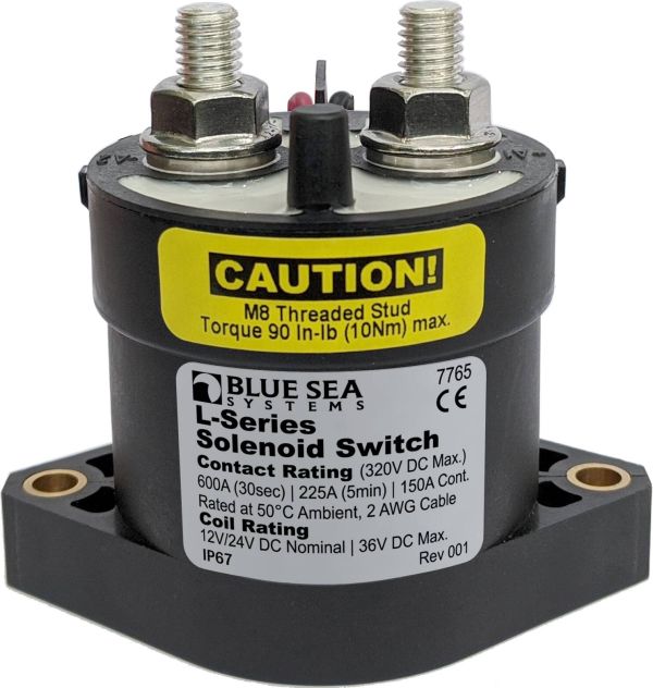 BLUE SEA - Solenoid L 150A 12/24V