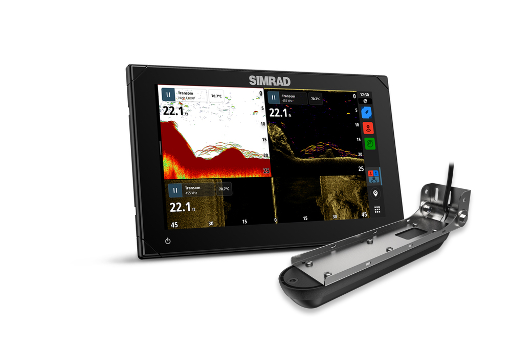 SIMRAD - NSX 3009 - 9" MFD mit Active-Imaging 3in1 Geber