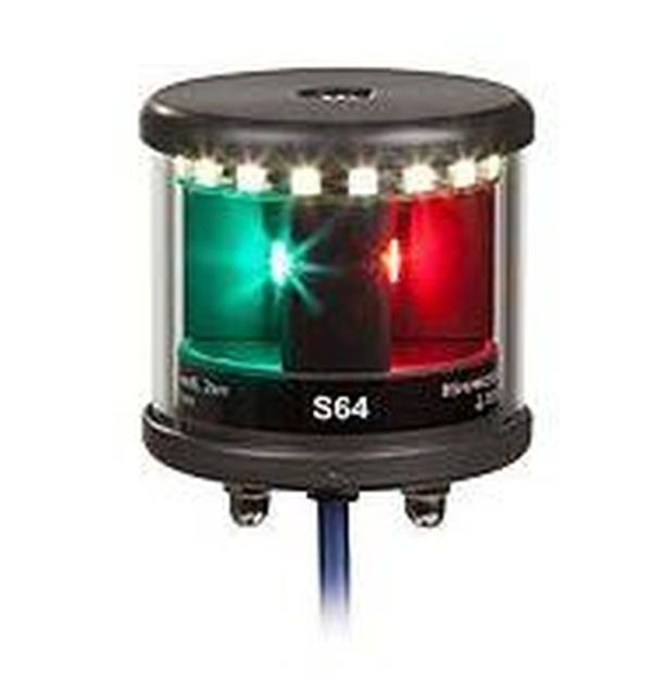 K2W - Navi-Licht S64 Bronze, dreifarbig mit Ankerlaterne