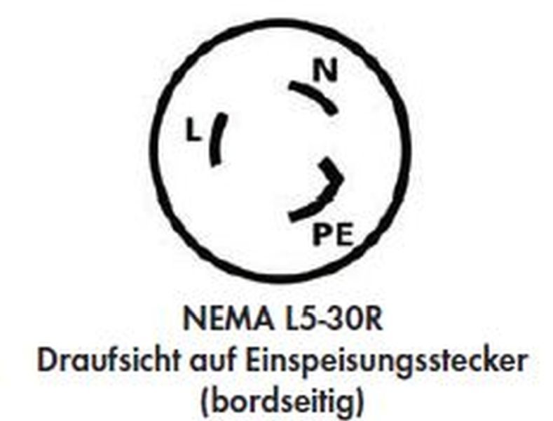 CEE-Landanschluss-Adapter auf NEMA- 230 V - 16 A