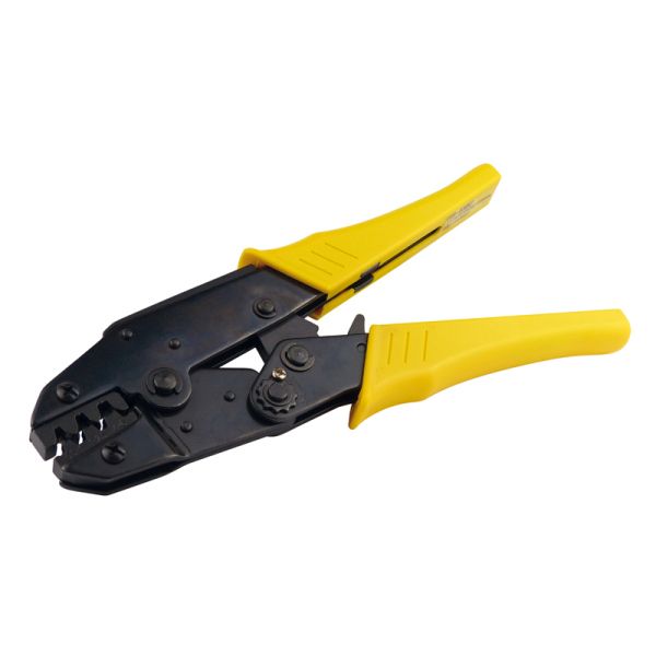 Crimpzange für unisolierte Kabelschuhe 0,5-6 mm²