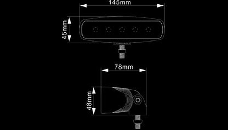 BULLBOY -  Slim LED - Arbeitslicht 15 W - 800 Lumen  (weiß)