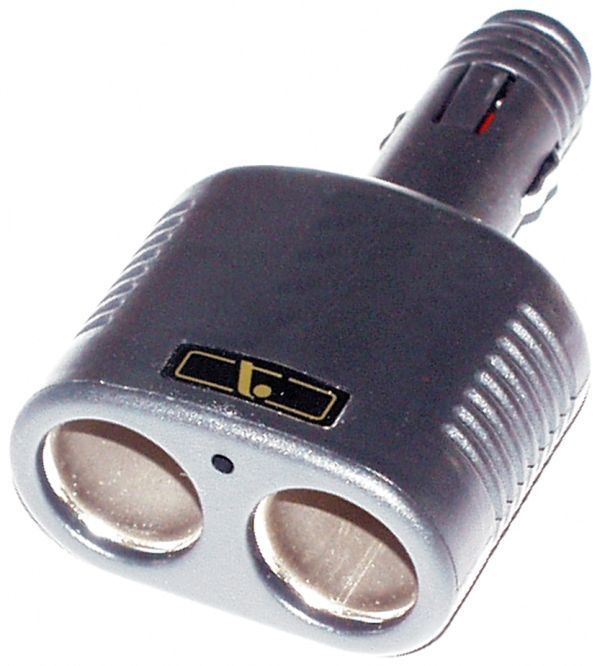 2-fach Verteiler für Zigarettenanzünderstecker / -dose
