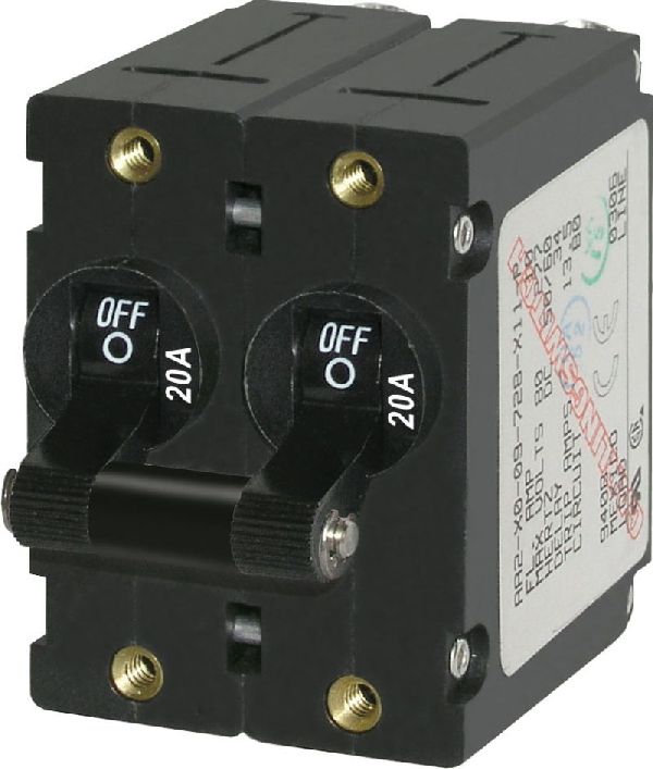 BLUE SEA - Circuit Breaker AA2Toggle 20A Blk