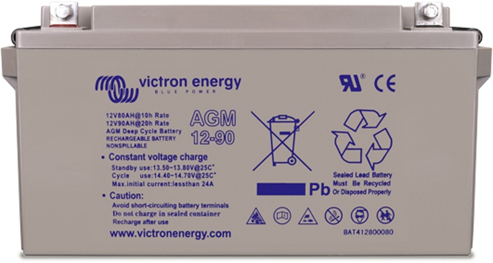 VICTRON - 12V / 110Ah AGM Deep Cycle Batt. (M8)