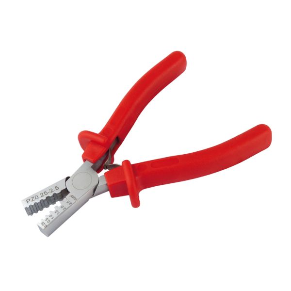Presszange für Aderendhülsen 0,25-2,5 mm²