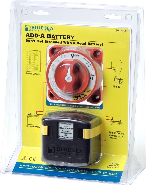 BLUE SEA - Zweitbatterie-Kit 12/24 V - ADD A BATTERY