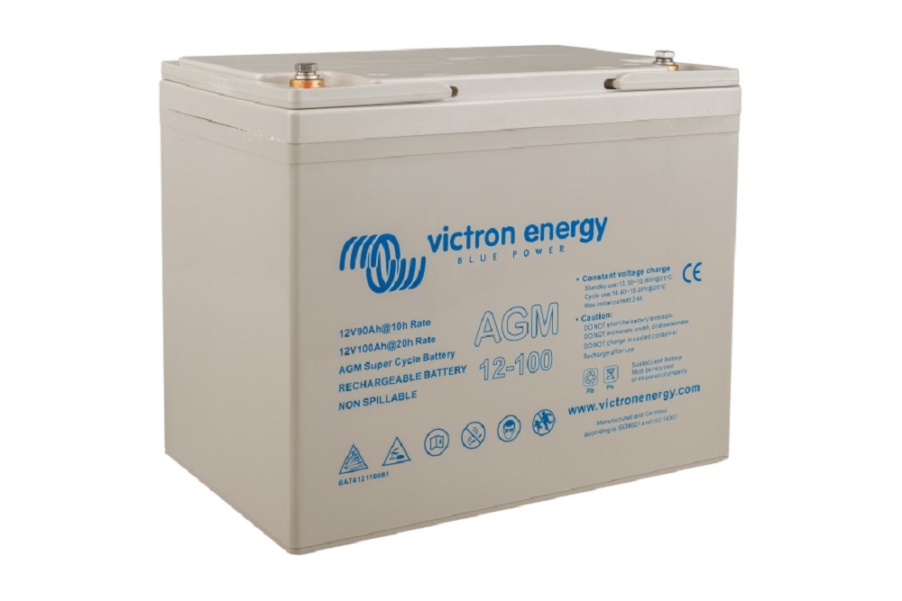 VICTRON - 12V / 100Ah AGM Supercycle Batt. (M6)