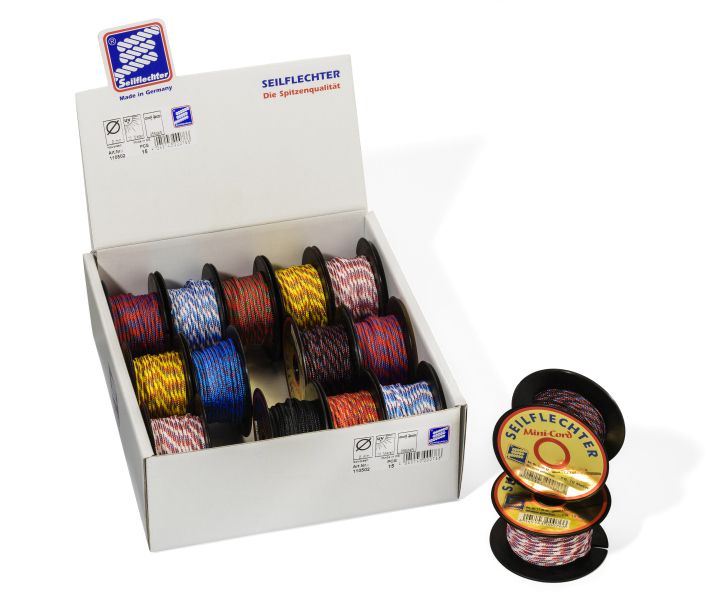 SEILFLECHTER -Mini-Cord gefl. Novolen-Schnur 2 mm, 10 m