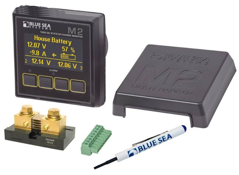BLUE SEA - Batteriemonitor / SoC Monitor - OLED M2