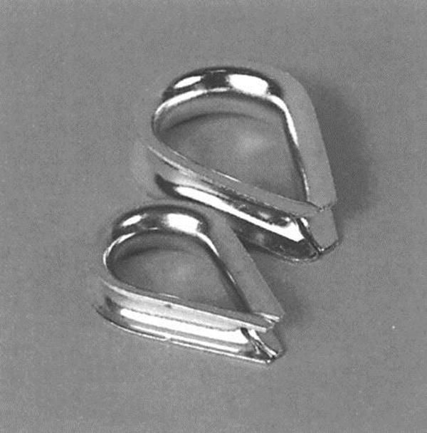 SEILFLECHTER - Edelstahl  Kausch für 10 mm, AISI 316