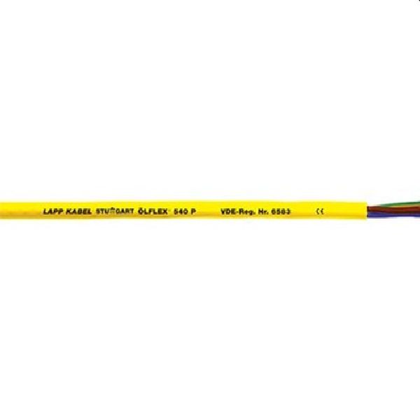 Kabel Polyurethan-Mantel gelb, verzinnt -  4x6 mm²