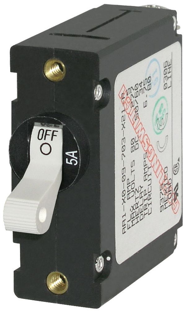 BLUE SEA - Circuit Breaker AA1Toggle 5A Wht