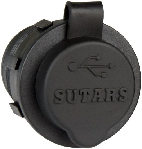 USB Doppel-Einbausteckdose 5A mit Deckel