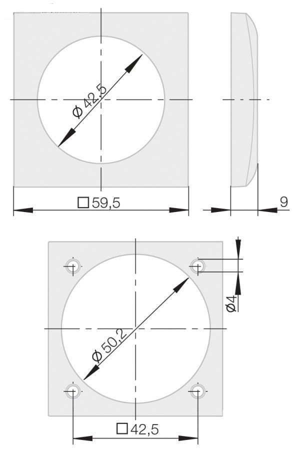 BERKER - small socket, 12/24 V white
