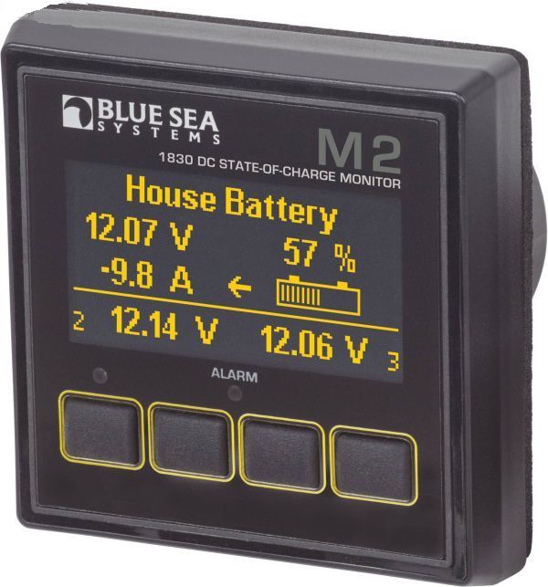BLUE SEA - Batteriemonitor / SoC Monitor - OLED M2