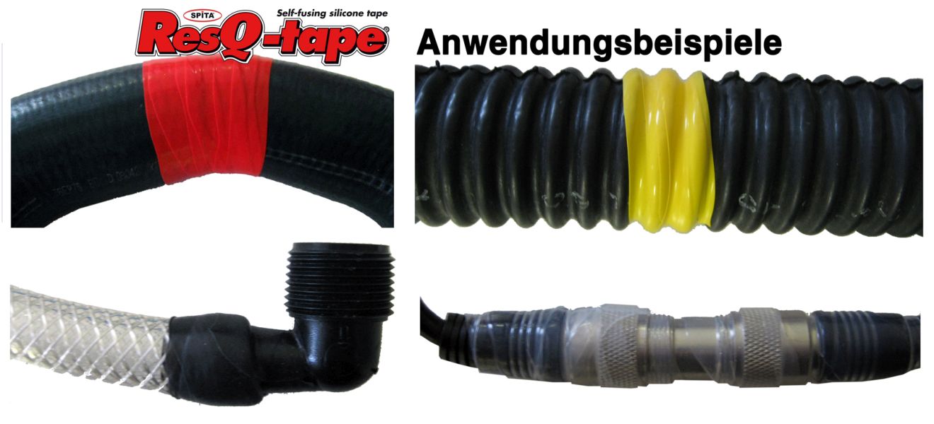 SPITA ResQ-tape Professional - Rot - selbstverschweissend