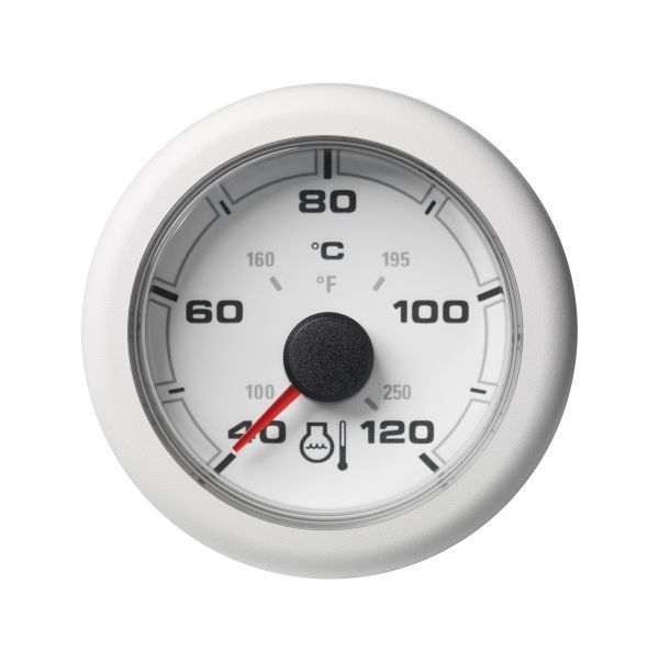 VDO - OL Kühlwassertemperatur Anzeige, 120°C, weiß