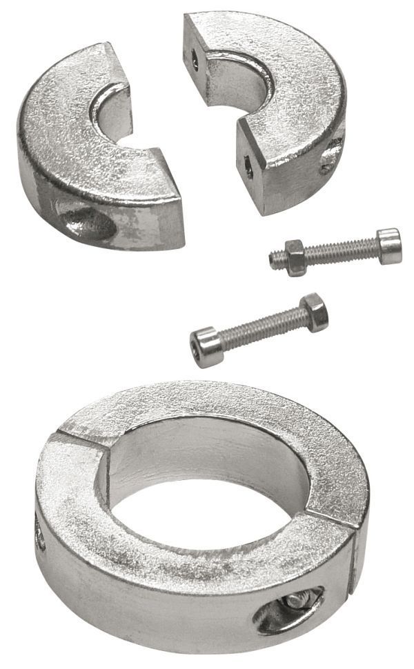 Wellenanode - flache Bauform - Welle ø 22 mm