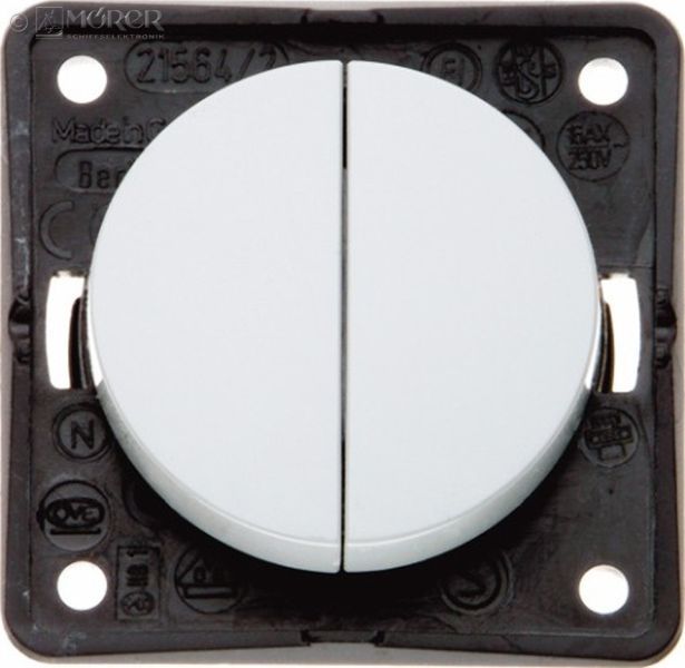 Berker Series switch chrome matt