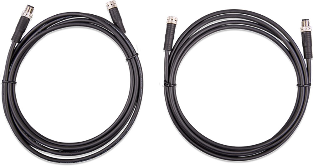 VICTRON - M8 circular connector Male/Female 3 pole cable 2m