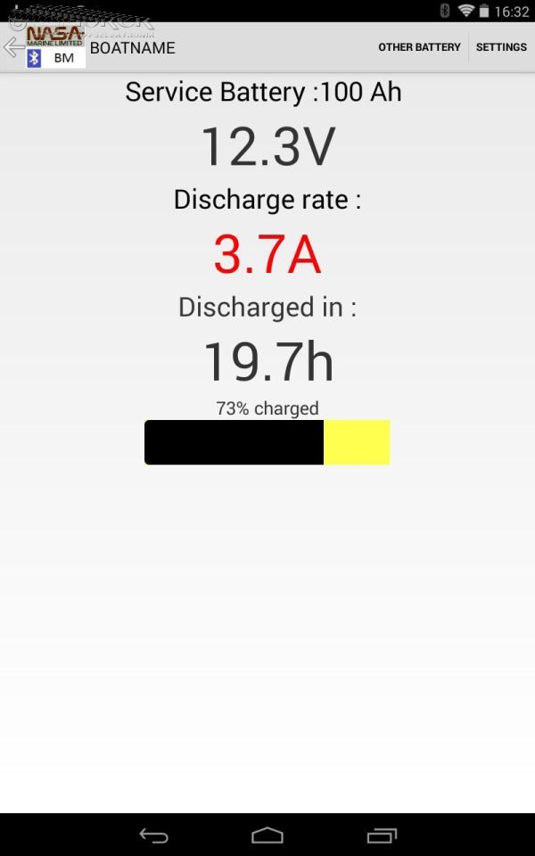 NASA - Bluetooth-Batteriemonitor BM-1 BT 12 V