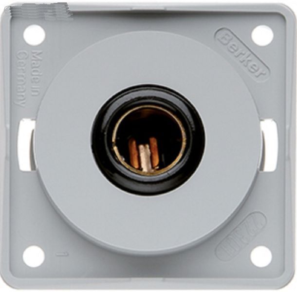 BERKER - small socket, 12/24 V white