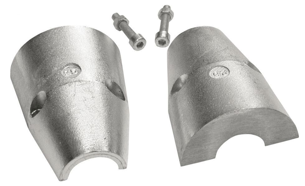 Wellenanode - lange Bauform - Welle ø 25 mm