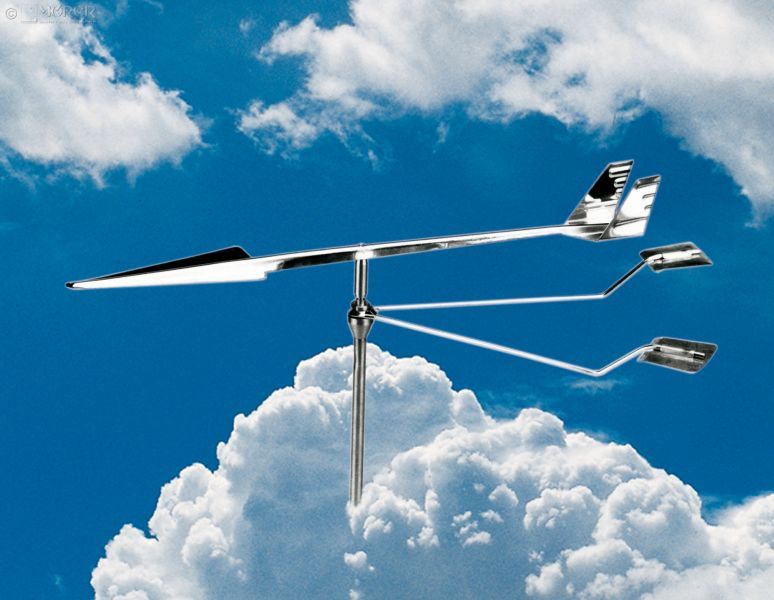 Windrichtungsanzeiger aus Edelstahl