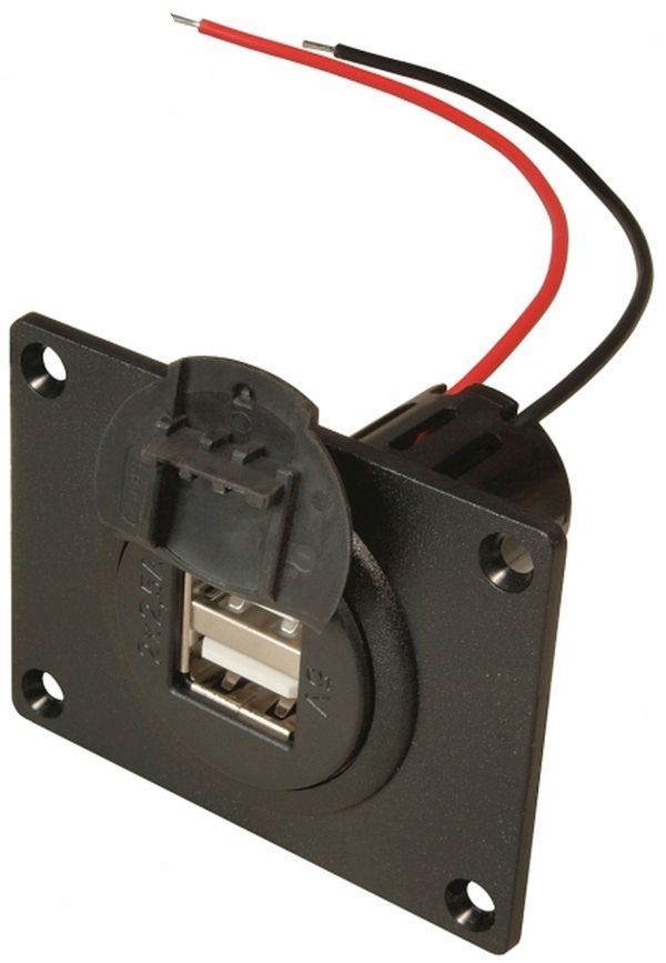 PHILIPPI - USB Doppel-Ladesteckdose mit Deckel