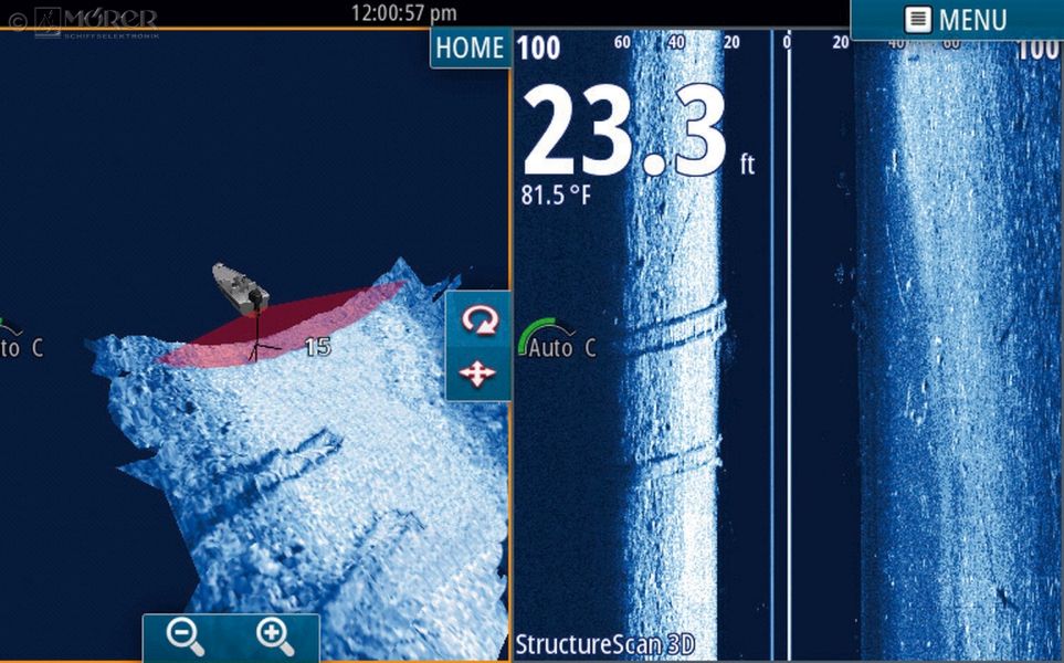 NAVICO - StructureScan 3D Durchbruchgeber Edelstahl