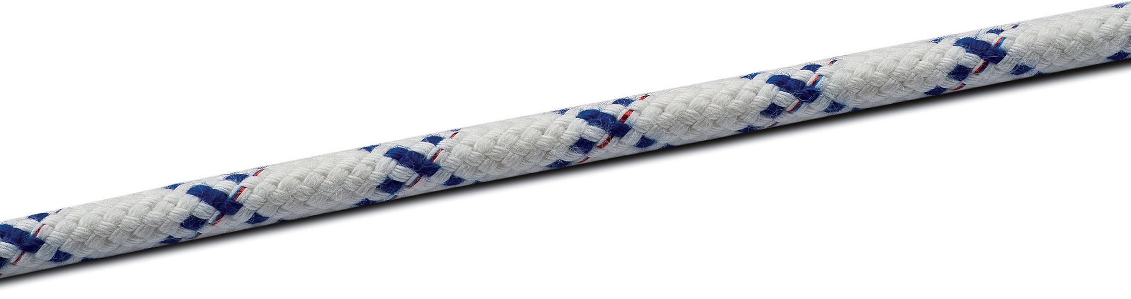 SEILFLECHTER - Regatta Yacht-Schot - 6 mm  weiß-blau
