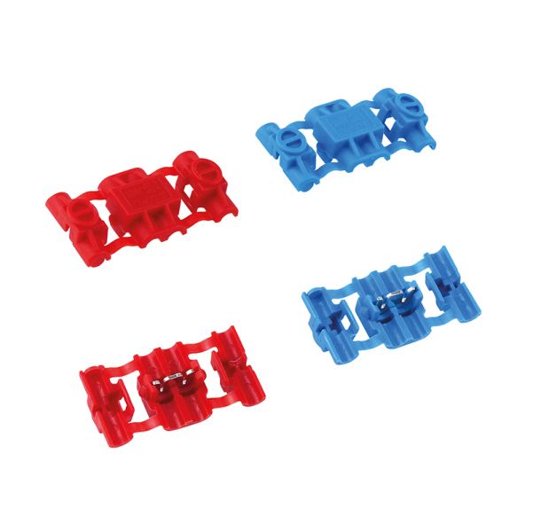 Klemmverbinder rot/blau