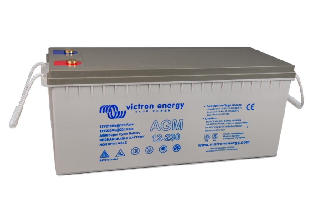 VICTRON - 12V / 230Ah AGM Supercycle Batt. (M8)