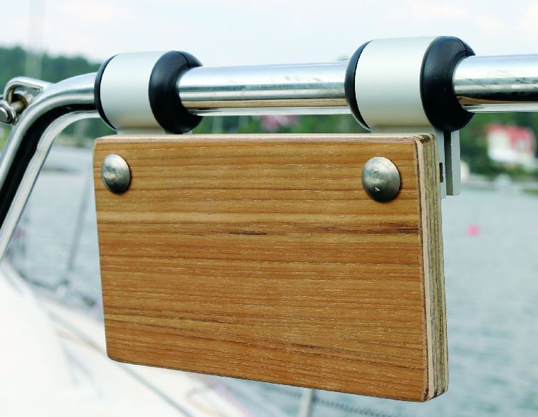 NOA -  Außenborder Teakplatte, 195 x 120 x 18 mm ohne Halter