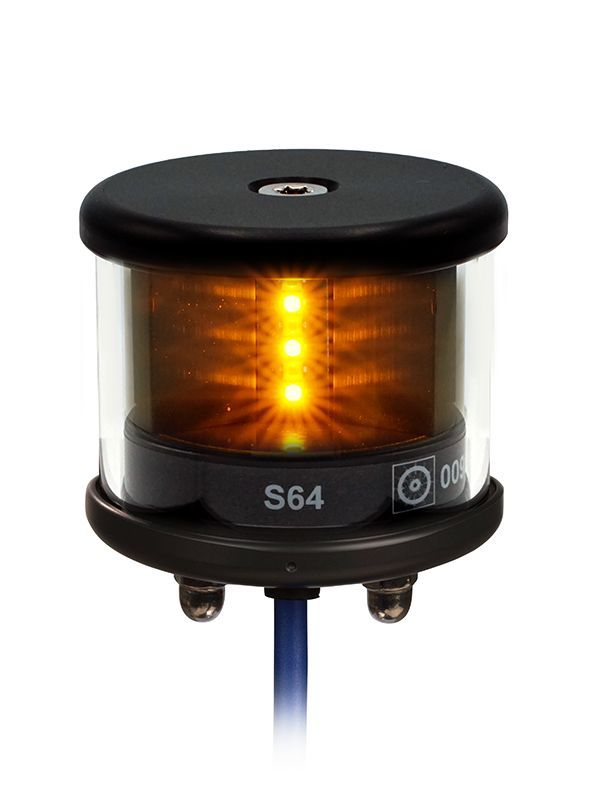 K2W - Navi-L. S64 (>50m) Std., Heck Schlepp, gelb 3 sm 24V