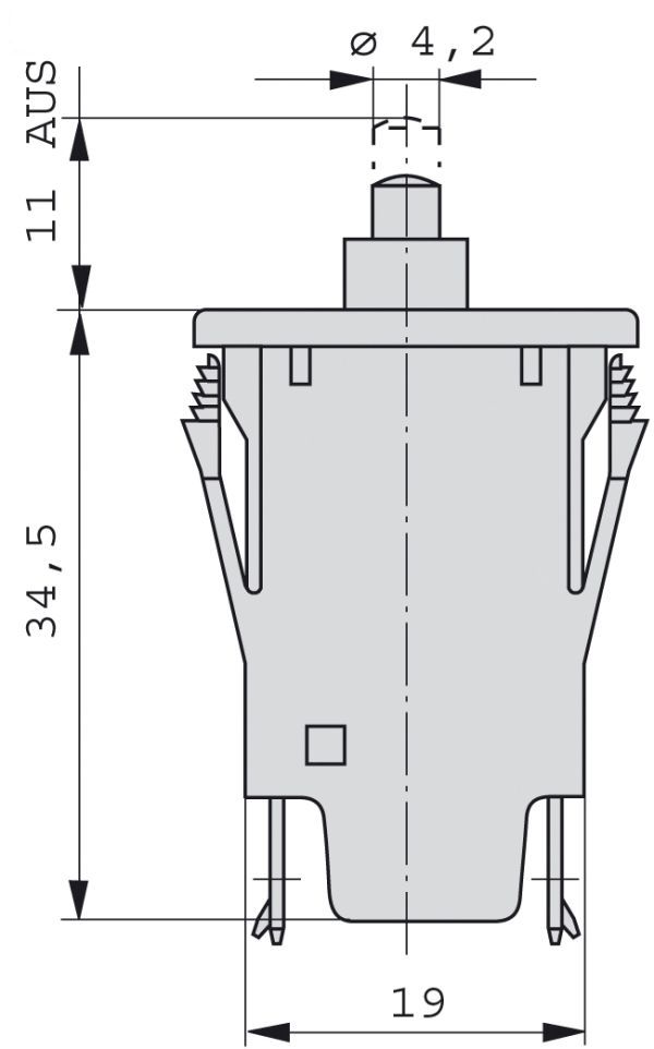 PHILIPPI - ETA - Schutzschalter ohne Handschaltung - 4 A