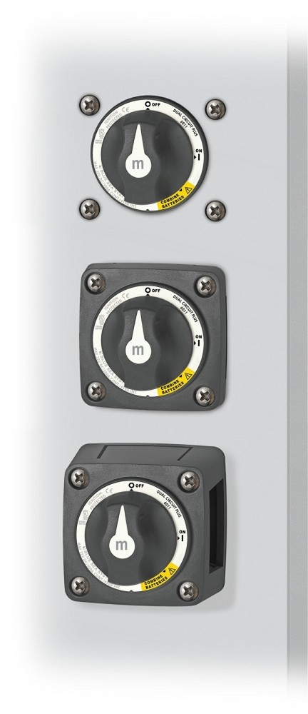 BLUE SEA - 2-pol. Batterie Hauptschalter m-Serie, 300A