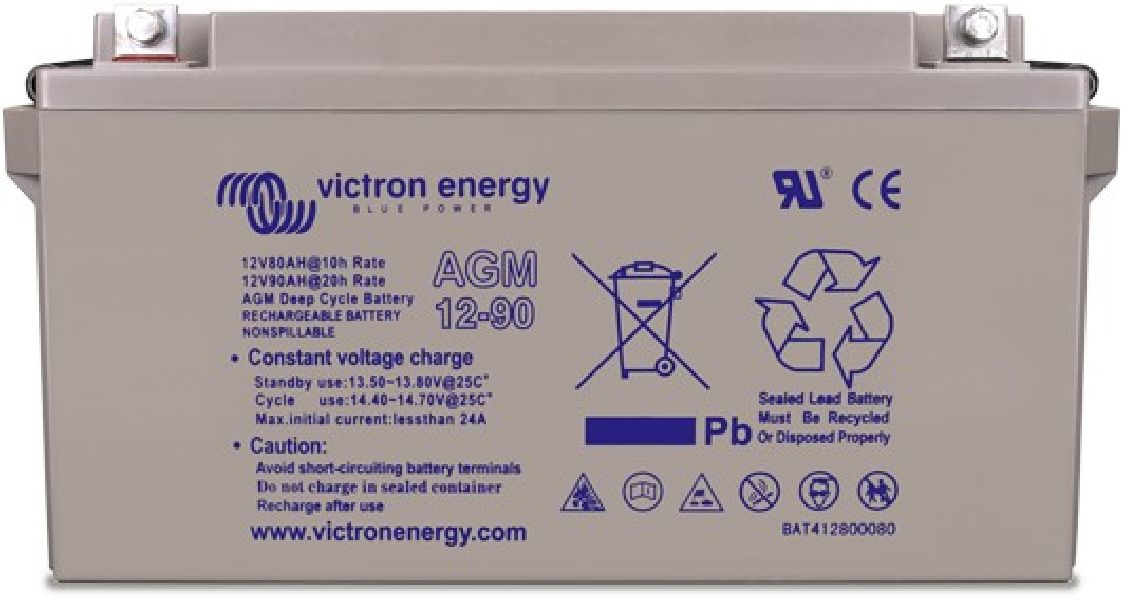 VICTRON - 12 Volt Deep Cycle AGM Batterie