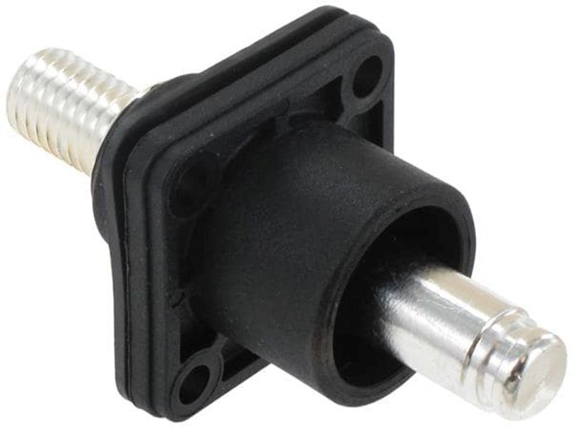 Amphenol Hochstrom-Einbaustecker 200A, 10mm, Schwarz