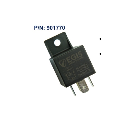 EGIS -  Relais 12V 40 A Tab Mount Form C,