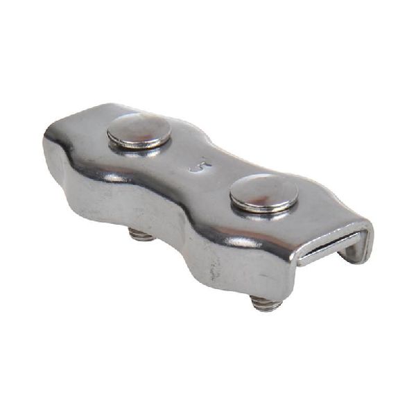 SEILFLECHTER - Duplex-Klemme, Edelstahl, 2 mm