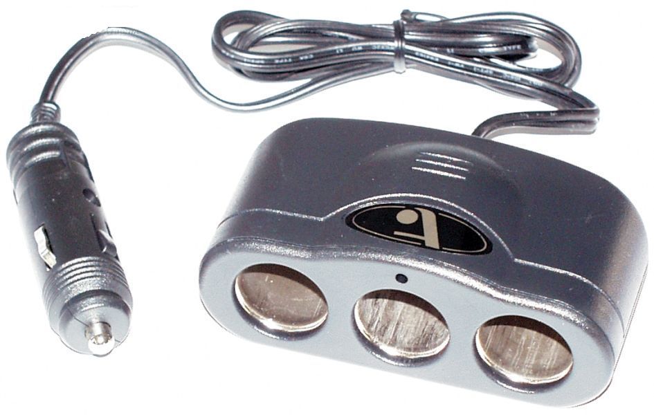 3-fach Verteiler für Zigarettenanzünderstecker /dose