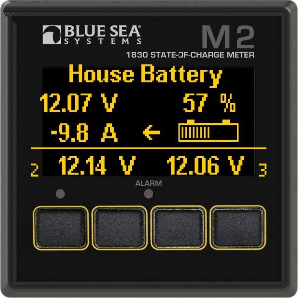 BLUE SEA - Batteriemonitor / SoC Monitor - OLED M2